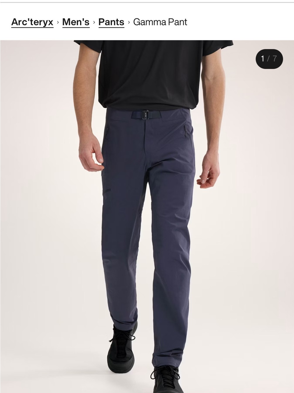 Arc'teryx Men's Gamma Pant — Black Saphire